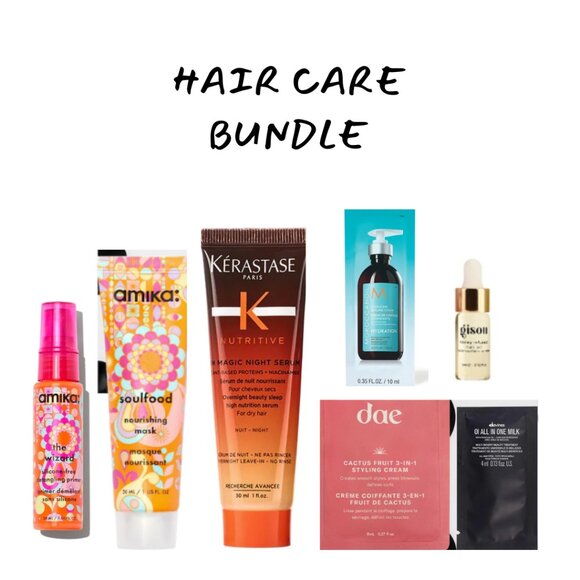 7-piece Hair Care Bundle! All new/Never used - Kerastase, Amika, Davines & more - Picture 1 of 6